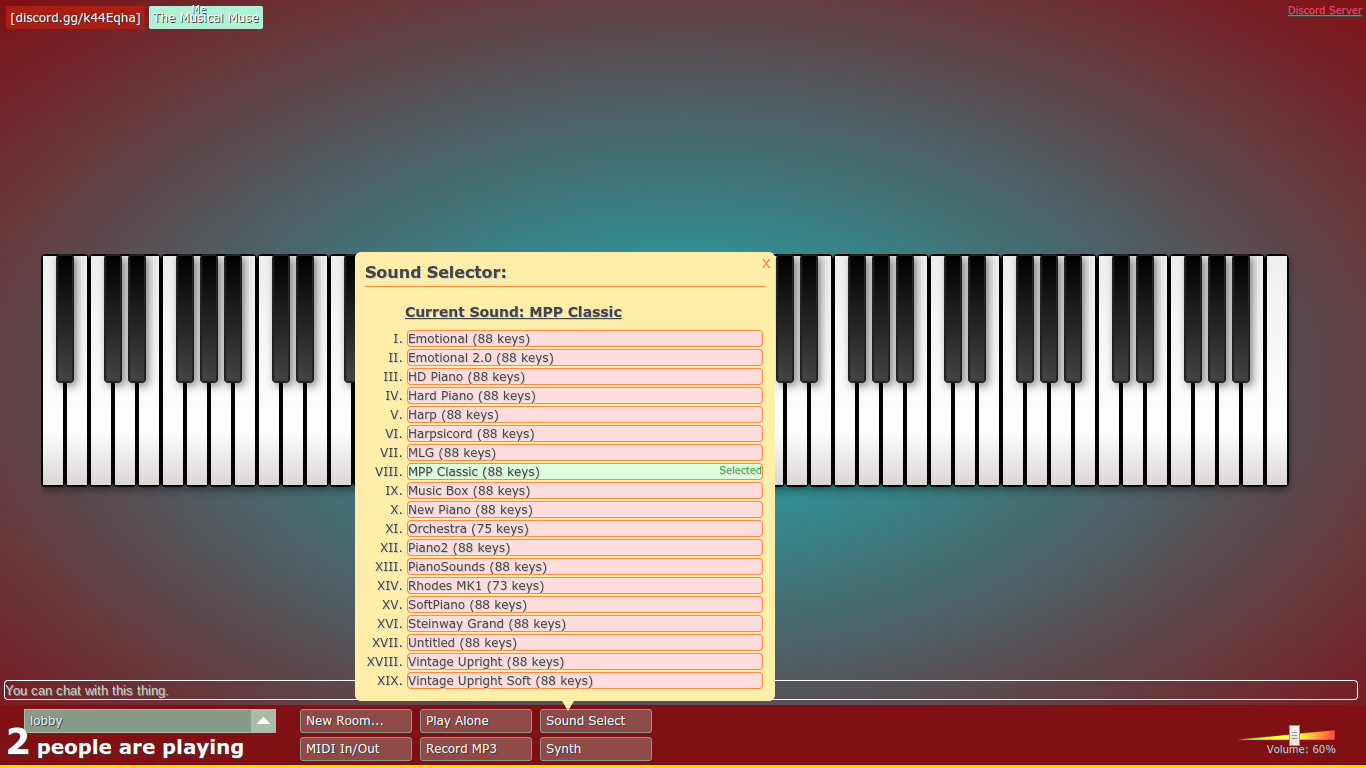 multiplayer piano commands